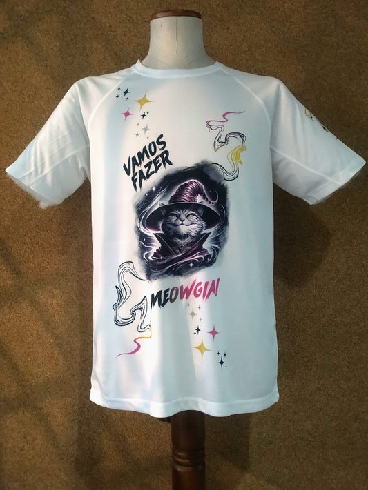 T-shirt Branca Meowgia