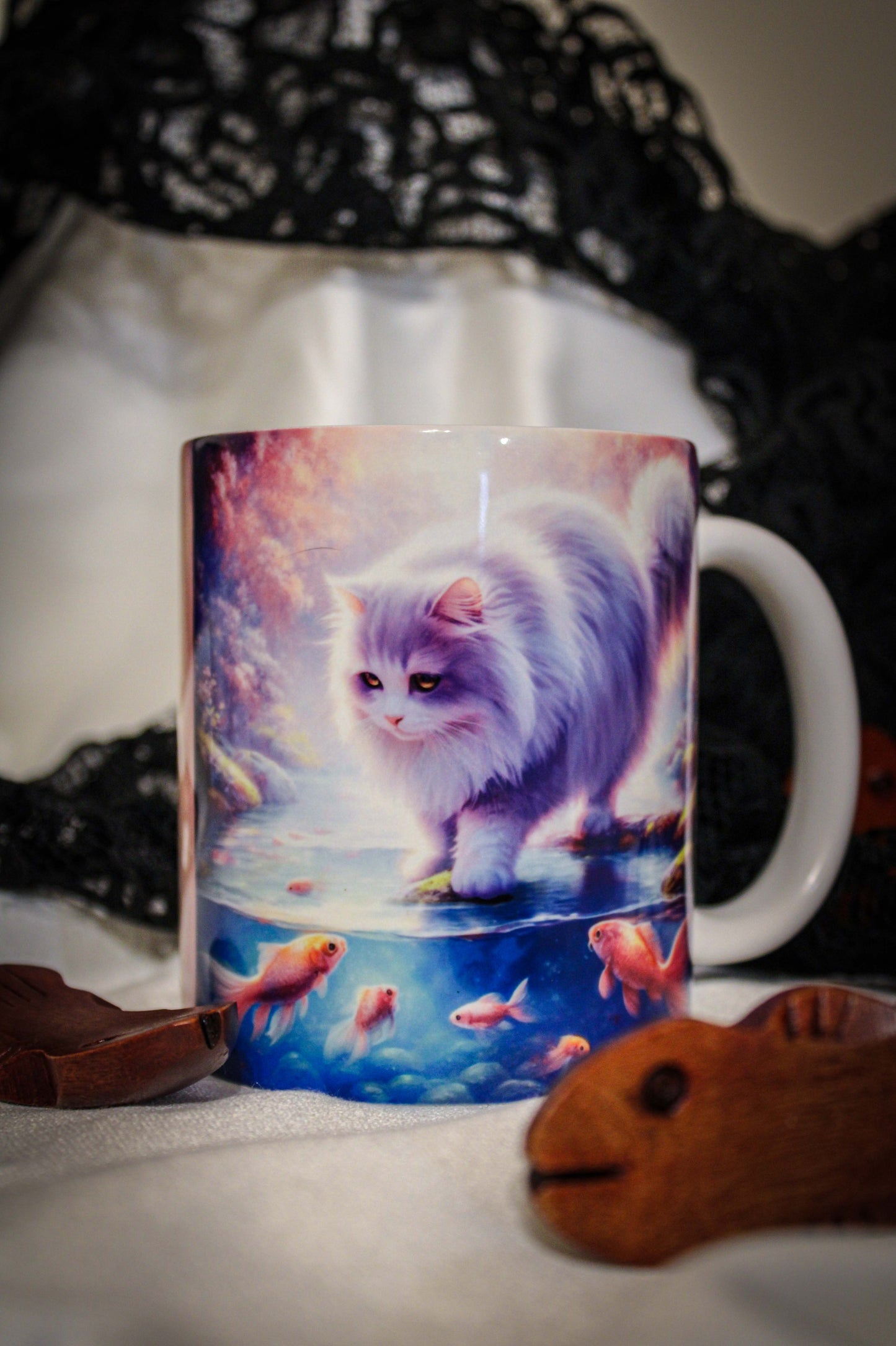 Mug Purple Cat