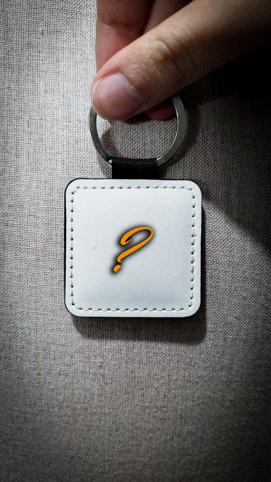 Customizable Double-Sided Square Key Ring